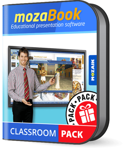 mozaBook Classroom - licenca za 10 učiteljev - 1 leto